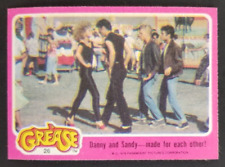 Grease 1976 Danny and Sandy Movie Topps Card #26 (NM) picture