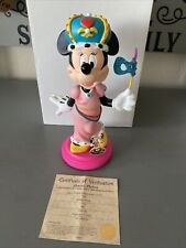 HTF Disney Randy Noble Queen Minnie Partí Gras  Bobblehead W Pin Figurine LE 400 picture