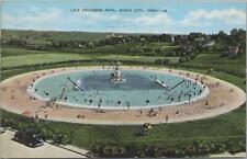 Postcard Leif Erickson Pool Sioux City Iowa IA  picture