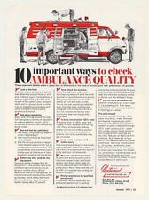 1974 National Custom Coaches Ambulance Quality Check Ad picture