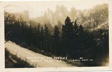 BLACK HILLS SD - Sunset In The Needles Real Photo Postcard rppc - 1930 picture