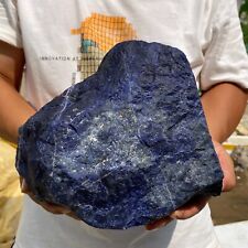 9.9lb Large Beautiful Noble Blue Sodalite Crystal Gemstone Raw Mineral Specimen picture