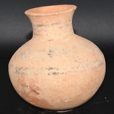Large Indus Valley Civilization Terracotta Pot Vase with Painted Decoration picture