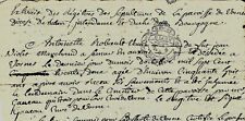 1732-1752 Extract Parish Records Vosne-Romanée Death ROBULT Semur PURPLE picture