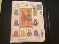 McCalls sewing pattern #9291 for children’s and girls dresses picture