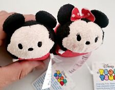 Disney Mickey And Minnie Mouse 2 TSUM TSUM Plush Mini - 3.5