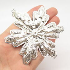 925 Sterling Silver Vintage 1974 Gorham Snowflake Christmas Ornament picture