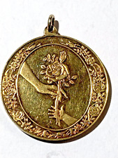 Franklin Mint 1985 Rare 24k Gold Plated Sterling Silver Mothers Day Pendant  picture