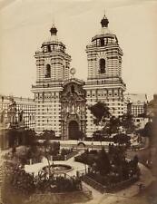c. 1870's Basilica and Convent of San Francisco, Lima, Peru Albumen Photo picture