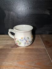 Floral Vintage Handmade And Painted Coffee Mugs By L. Beatty picture