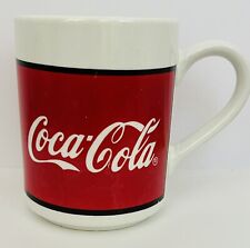 Vintage Coca Cola 1996 Gibson 12oz Mug Coffee Cup Gift Collector Red White picture