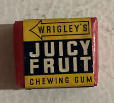 Vintage 1940s Wrigley’s Juicy Fruit Chewing Gum Piece NOS Unopened Auckland NZ picture