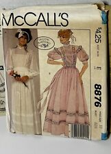McCalls 8876 Laura Ashley Dress  Sewing Pattern Sz 10 Vintage Retro FF UC 1984 picture