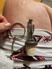 RARE Lenox Jack Daniels Old No. 7 Pewter & Cork Bottle Stopper with Chain picture