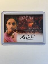 Harry Potter 2005 Goblet of Fire Artbox Auto Shefali Chowdhury as Parvati Patil picture