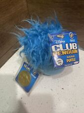 Disney Club Penguin Blue Puffle Plush Collectible Game Stuffed New Coin Code Tag picture