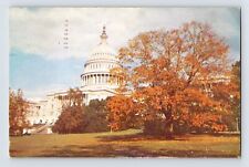 Postcard Washington DC US Capitol Building 1957 Posted Chrome picture