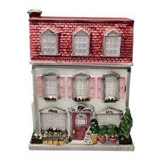 SHERWOOD Brands Vintage Victorian House Cookie Jar The Flower Store 1999 Ceramic picture