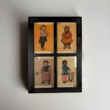 Antique Postcards W/Woodcut Pictures By Elizabeth Keith In 1919 China Framed EUC picture
