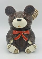 VTG Ceramic Otagiri Teddy Bear Honey Pot Figurine picture
