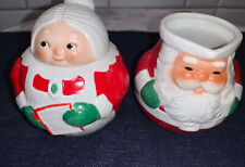 Avon Mr And Mrs Clause Creamer And Sugar So Cute  picture