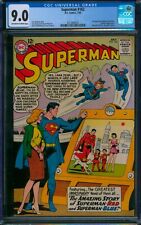 Superman #162 ⭐ CGC 9.0 ⭐ 1st Superman-Red / Blue Silver Age DC Comic 1963 picture