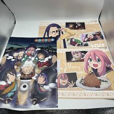 Laid-Back Yuru Camp A3 Size Plastic File Folder and two Posters Official Merch picture