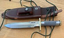 BEAUTIFUL RANDALL #18 KNURLED HANDLE w/ COMPASS KNIFE NEVER USED   D32 picture