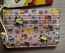 NWT Loungefly Pokemon Floral Teacups Allover Print Cardholder picture