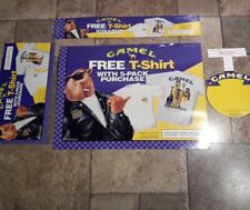 Vintage 1990s Joe Camel Racing Cigarettes Promotional Advertising Store Signs picture