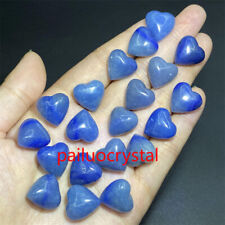 20pc Natural blue Aventurine Mini Heart Skull Quartz Crystal Pendant Healing Gem picture