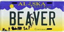 Beaver Alaska AK Aluminum License Plate picture