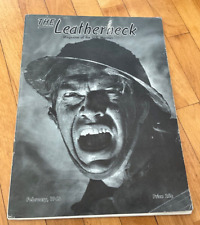 VTG WWII THE LEATHERNECK FEB. 1943 US MARINES MAGAZINE MILITARY, PHOTO Ill.Cvr picture