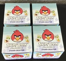 Lot of 4 2012 Rovio Angry Birds Album Sticker Trading Card Boxes & 10 Albums picture