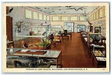 c1920 Interior Libby Museum Wolfeboro Collection Lake Winnipesaukee NH Postcard picture