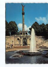 Friedensengel Munich Angel Peach Monument Germany Cont Postcard Vtg Unposted picture