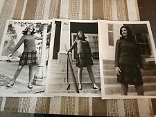 Cute Woman Lady Pretty Girl Vtg Photo Posing Lot Of 3 Photos Vintage 1960? picture