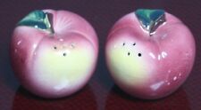 Vintage ceramic Apple 1950's salt and pepper shakers picture