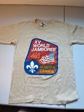 1983 BSA XV World Jamboree Alberta Canada Tshirt childs L picture