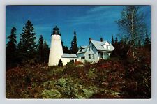 Castine ME-Maine, Dyce's Head Light, Vintage Postcard picture