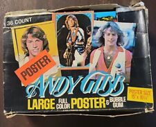 1978 Donruss Andy Gibb Bee Gees Posters 36 Pack Wax Box picture