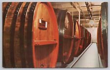 Postcard Wine Barrels Hammondsport New York Wine Production picture