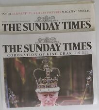Two Commemorative Royal Editions of The Sunday Times in Mint Unopened Condition picture