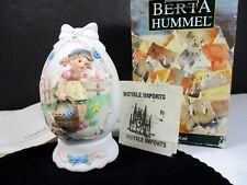 Berta Hummel Spring Blossoms EGG Figurine Porcelain Goebel Box picture