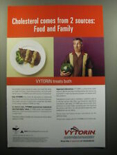2007 Merck Vytorin Ad - Cholesterol comes from 2 sources: Food and Family picture