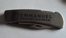 Emmanuel Baptist Church Folding Pocket Knife Stainless picture