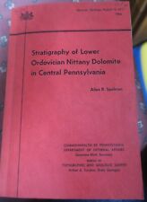 PA Geology Report:Stratigraphy of Lower Ordovician Nittany Dolomite,MAPS,Photos picture
