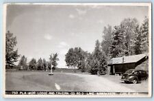 Cable WI Postcard RPPC Photo Ple Mor Lodge And Tavern Co. Lake Namakagon c1910's picture