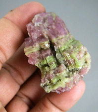 242 CARATS ETCHED MULTI COLOR TOURMALINE CRYSTAL CLUSTER @ AFGHANISTAN, EF-44 picture