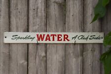 1950s CANADA DRY SPARKLING WATER SODA FORMED PAINTED METAL DEALER SIGN 19